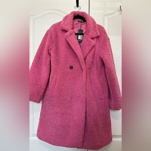 Nasty Gal pink coat